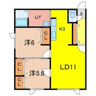 マンションSEED2【2階】の間取り