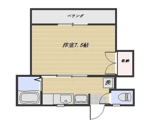 中屋ビル【3階】の間取り