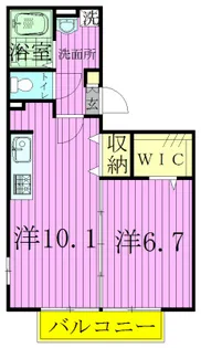 千葉県松戸市串崎新田【アパート】の間取り