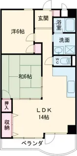 上町グリーンハイツ【5階】の間取り