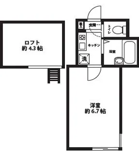 バレンシア【1階】の間取り