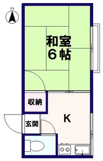 大村荘【2階】の間取り