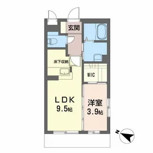 ベレオT1【1階】の間取り