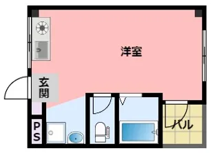 兵庫県西宮市松原町【マンション】の間取り