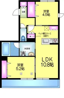 東京都足立区梅田8【マンション】の間取り