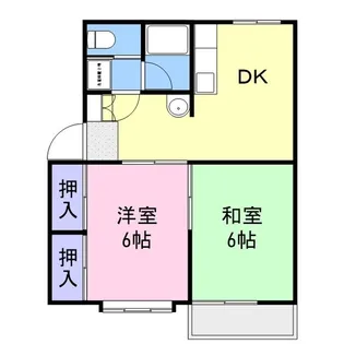 メゾンレリヤ C【1階】の間取り
