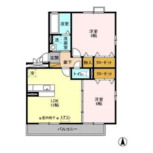 リビングタウンおゆみ野【1階】の間取り