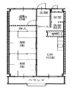 サンシャインイマ【2階】の間取り