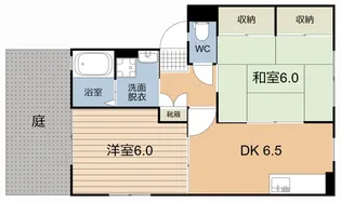 ウェルヴィラ鴨池台【1階】の間取り