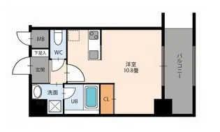 サザンクレスト堺東【3階】の間取り