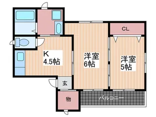 アイランドビル30【3階】の間取り