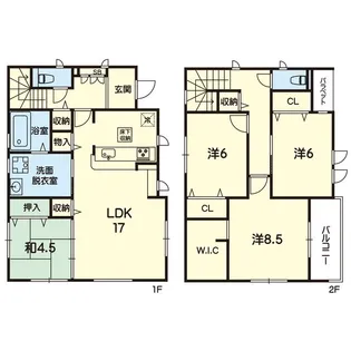熊本県菊池郡大津町大字引水【一戸建】の間取り