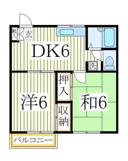 モルベレ平和台【1階】の間取り