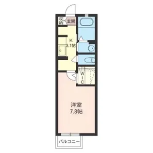 ルシェルクレール E【1階】の間取り