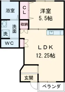 BlueskyII【1階】の間取り