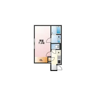 Foresight Inn南矢名【2階】の間取り