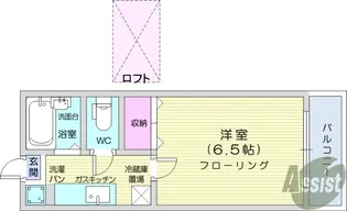 メゾン・ド・セジュール【2階】の間取り