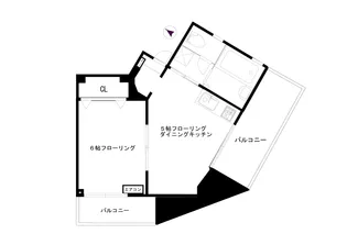 プレザント都立大学【2階】の間取り
