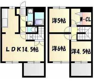 ハウズ・プラザ【1階】の間取り