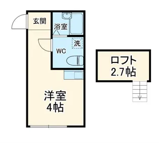ブランドール北見方【2階】の間取り