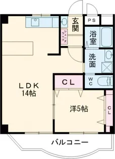 大阪府羽曳野市高鷲5【マンション】の間取り