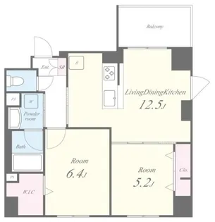 サントゥール駒込【6階】の間取り