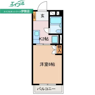 杉沢ハイツ【3階】の間取り