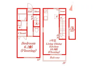 Celestia弥勒寺【1階】の間取り