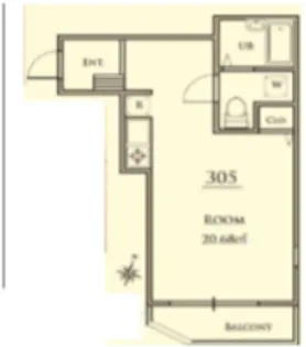 レジデンス本駒込【3階】の間取り