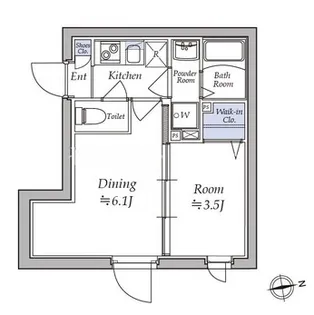 東京都文京区湯島3【マンション】の間取り