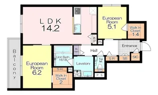 Shamaison Kirsche【2階】の間取り