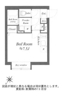 東京都渋谷区本町1【マンション】の間取り
