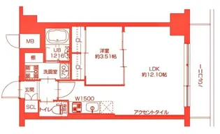 プレジオ宮崎台【5階】の間取り