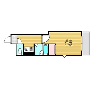 ヴィラ・リベルテ下新庄【2階】の間取り