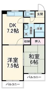 グランメール伊藤II【2階】の間取り