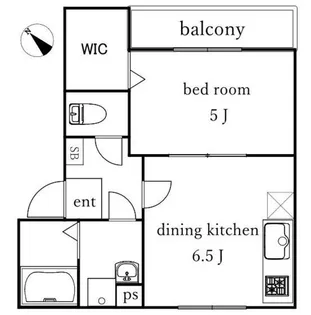 アパルトマン2【3階】の間取り