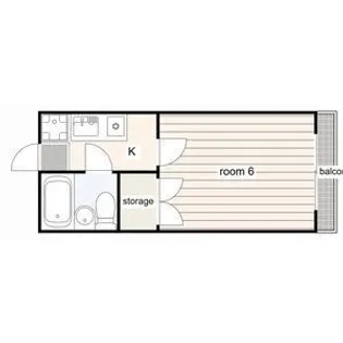 アジョイン日光 A棟/B棟【2階】の間取り