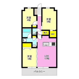 プラウド高崎あら町【8階】の間取り