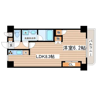 ライフシティ【1階】の間取り