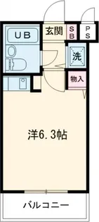 オリンポス大森【3階】の間取り