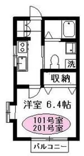 プレ・デ・ガール百合丘(5)【1階】の間取り