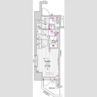ガーラ・グランディ横濱関内【6階】の間取り