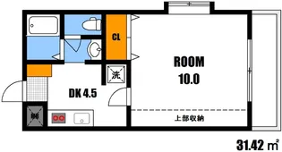 フリックコートSYO【2階】の間取り