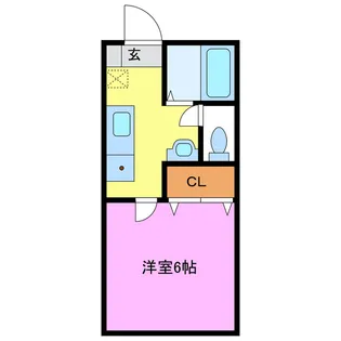 ピュアコート【1階】の間取り