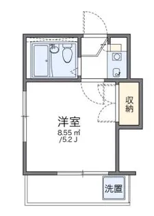 レオパレス上北沢【2階】の間取り