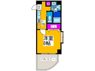 サンステ-ジ中百舌鳥【6階】の間取り
