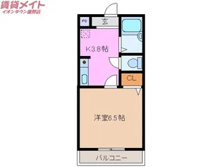 ダイヤマンション麻生田【2階】の間取り