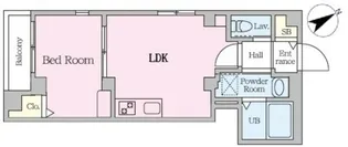 トレグリチニ四谷【3階】の間取り