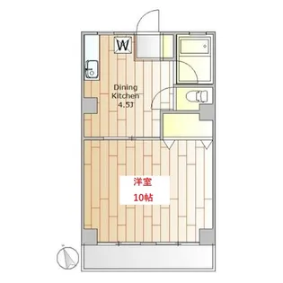 マンション富士【2階】の間取り