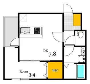 Esperanza江波【1階】の間取り